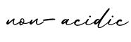 单词non-acidic书写