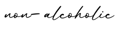 单词non-alcoholic书写