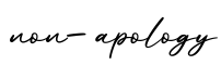 单词non-apology书写