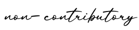 单词non-contributory书写