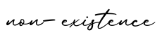 单词non-existence书写