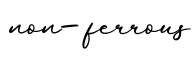 单词non-ferrous书写
