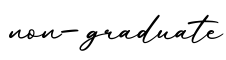 单词non-graduate书写