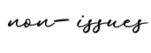 单词non-issues书写