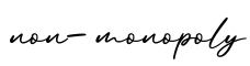 单词non-monopoly书写