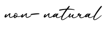 单词non-natural书写