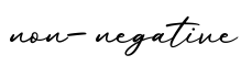 单词non-negative书写