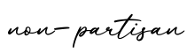 单词non-partisan书写
