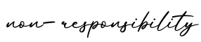 单词non-responsibility书写