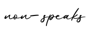 单词non-speaks书写