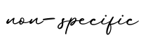单词non-specific书写