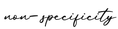 单词non-specificity书写