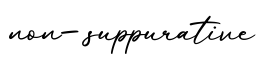 单词non-suppurative书写