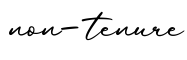 单词non-tenure书写