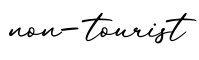 单词non-tourist书写