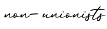单词non-unionists书写