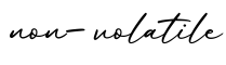 单词non-volatile书写
