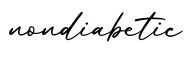 单词nondiabetic书写