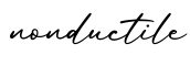 单词nonductile书写