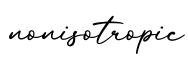 单词nonisotropic书写