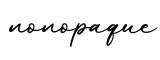 单词nonopaque书写