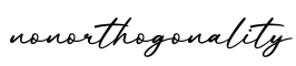 单词nonorthogonality书写