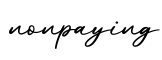 单词nonpaying书写