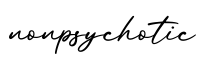 单词nonpsychotic书写
