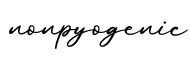 单词nonpyogenic书写