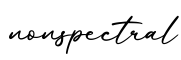 单词nonspectral书写