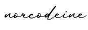 单词norcodeine书写