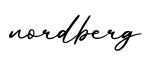 单词nordberg书写