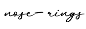 单词nose-rings书写