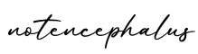 单词notencephalus书写