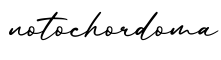 单词notochordoma书写