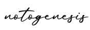 单词notogenesis书写