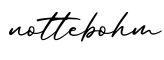 单词nottebohm书写