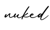 单词nuked书写