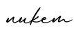 单词nukem书写