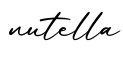 单词nutella书写