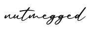 单词nutmegged书写
