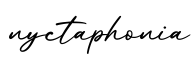 单词nyctaphonia书写
