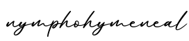 单词nymphohymeneal书写