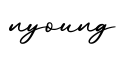 单词nyoung书写