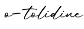 单词o-tolidine书写