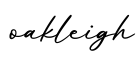 单词oakleigh书写