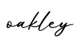 单词oakley书写
