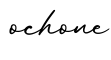单词ochone书写