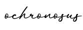 单词ochronosus书写