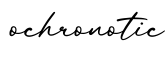 单词ochronotic书写